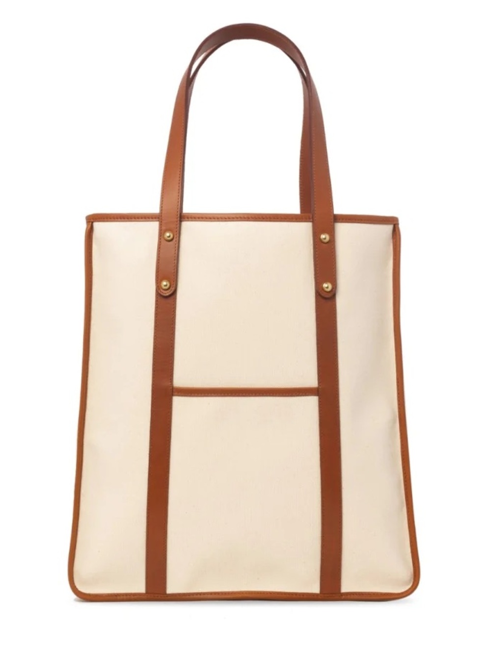 Frank Clegg Market Tote White Canvas NWOT